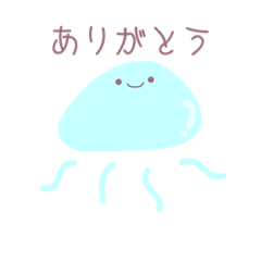 [LINEスタンプ] ゆるゆるすぎるくらげさん