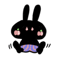 [LINEスタンプ] うさぎのりんこちゃんはご機嫌