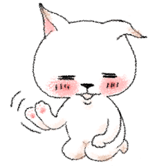 [LINEスタンプ] 感情豊かなねねここちゃん