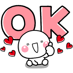 [LINEスタンプ] 大人愛你喔♡白圓君