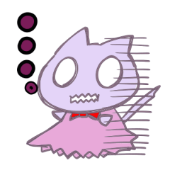 [LINEスタンプ] ネガティブ ねこ