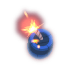 [LINEスタンプ] 青い爆弾スタンプ