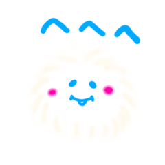 [LINEスタンプ] ふわほわふわ丸