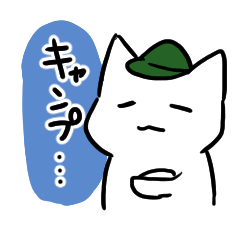 [LINEスタンプ] キャンプ好きのねこ2