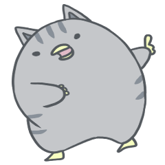 [LINEスタンプ] ハイブリットとりねこ