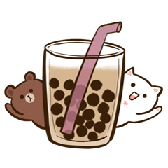 [LINEスタンプ] KAKA CAT x BROWN ＆ FRIENDS