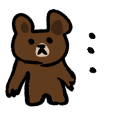 [LINEスタンプ] にゃてろー × BROWN