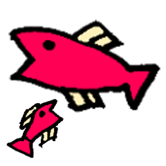 [LINEスタンプ] musuko の魚の絵スタンプ