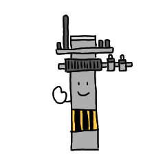 [LINEスタンプ] 電柱くん