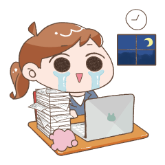 [LINEスタンプ] 働くOLスタンプ/セリフ無し【office lady】