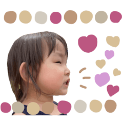 [LINEスタンプ] よくしゃべる子スタンプ