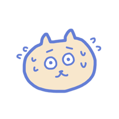 [LINEスタンプ] ねこの困田