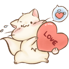 [LINEスタンプ] ゆるっと抜けがらねこのぬけねこ