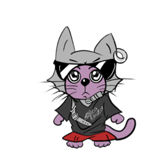 [LINEスタンプ] 京藤色の子猫 レピィ