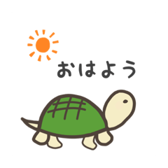 [LINEスタンプ] 無表情カメさん。