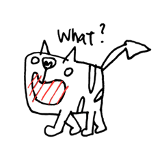 [LINEスタンプ] CAT？DOG？ or