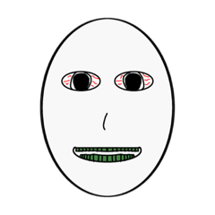 [LINEスタンプ] 真顔なんですよ常に