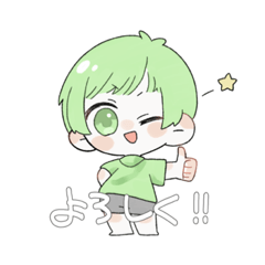 [LINEスタンプ] パステルなちっちゃい子