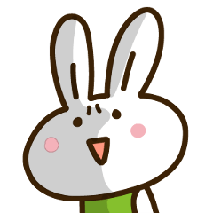 [LINEスタンプ] マメうさぎ