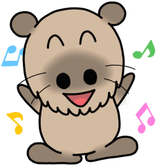 [LINEスタンプ] 動くカピ吉(ゆるかわいいカピバラ)