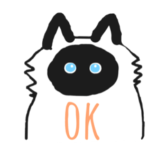 [LINEスタンプ] ヒマラヤン猫のまろん