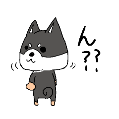 [LINEスタンプ] くろしばのとわちゃん。