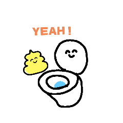 [LINEスタンプ] 今日のうんち報告