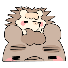 [LINEスタンプ] べあへじ Bear＆Hedgehog.2