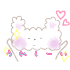 [LINEスタンプ] くれよん*ぽぷ*