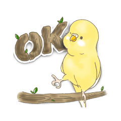 [LINEスタンプ] 毎日使えるセキセイインコ ルチノーちゃん