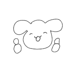 [LINEスタンプ] かわええいぬチャン3