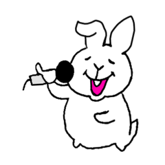 [LINEスタンプ] うさぎのしろのすけ