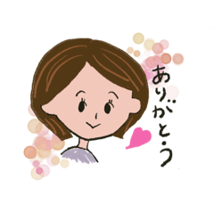 [LINEスタンプ] ほっこりマリちゃん