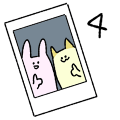 [LINEスタンプ] うさぴすたんぷ(おたく)