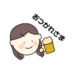 [LINEスタンプ] おもちちゃん口ぐせスタンプ