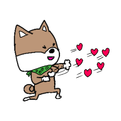 [LINEスタンプ] 柴犬のなちゅらくん。