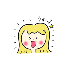 [LINEスタンプ] ゆるっと☆おんなのこ