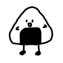 [LINEスタンプ] 日常おにぎりさん