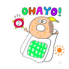 [LINEスタンプ] どおナツくん①