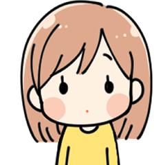 [LINEスタンプ] 女の子 日常スタンプ
