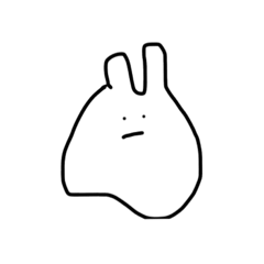 [LINEスタンプ] うさぎとのここ