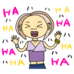 [LINEスタンプ] 紫ベーコ
