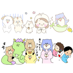 [LINEスタンプ] ぽちょんお試しスタンプ