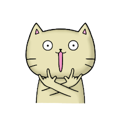 [LINEスタンプ] ヒガシ【ねこ】