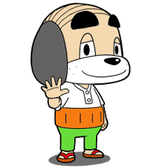 [LINEスタンプ] オヤジ犬のケンさん