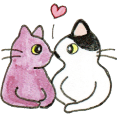 [LINEスタンプ] 珈琲屋の猫、トコ＆ナッツのスタンプ