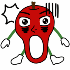 [LINEスタンプ] イケりんごくん (Handsome Apple！)の画像（メイン）