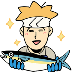 [LINEスタンプ] 日本の漁師K