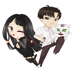 [LINEスタンプ] 玄霊の天平－白虎宿主と御儀霊姫－
