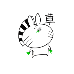 [LINEスタンプ] "チャップマン"シマウマですけど。